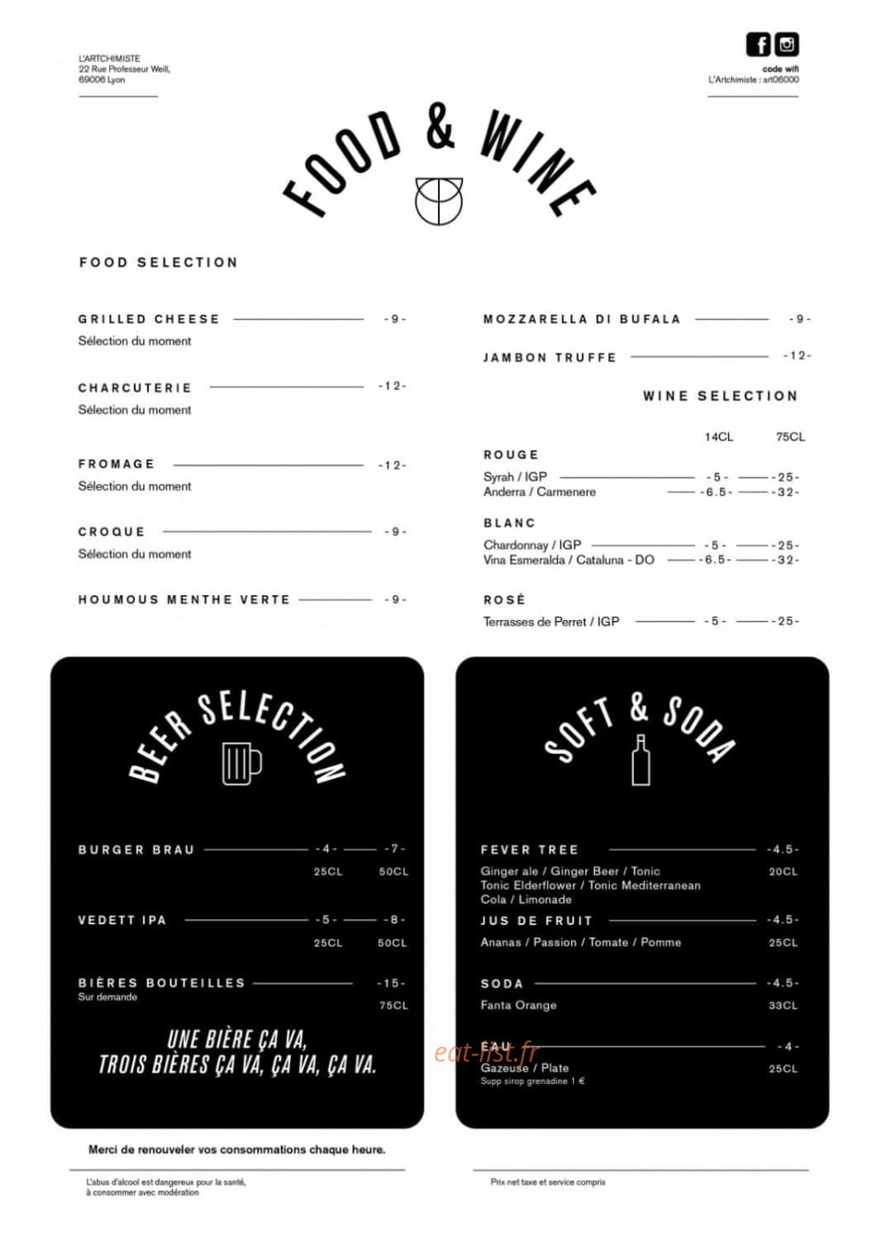 L'Artchimiste — carte page 2