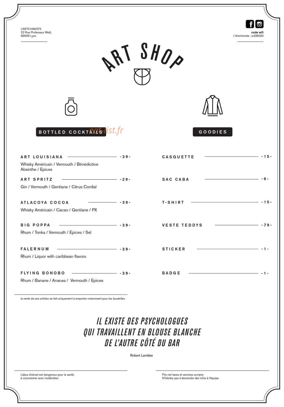 L'Artchimiste — carte page 3