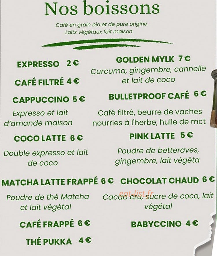 L'avocat café — carte page 4