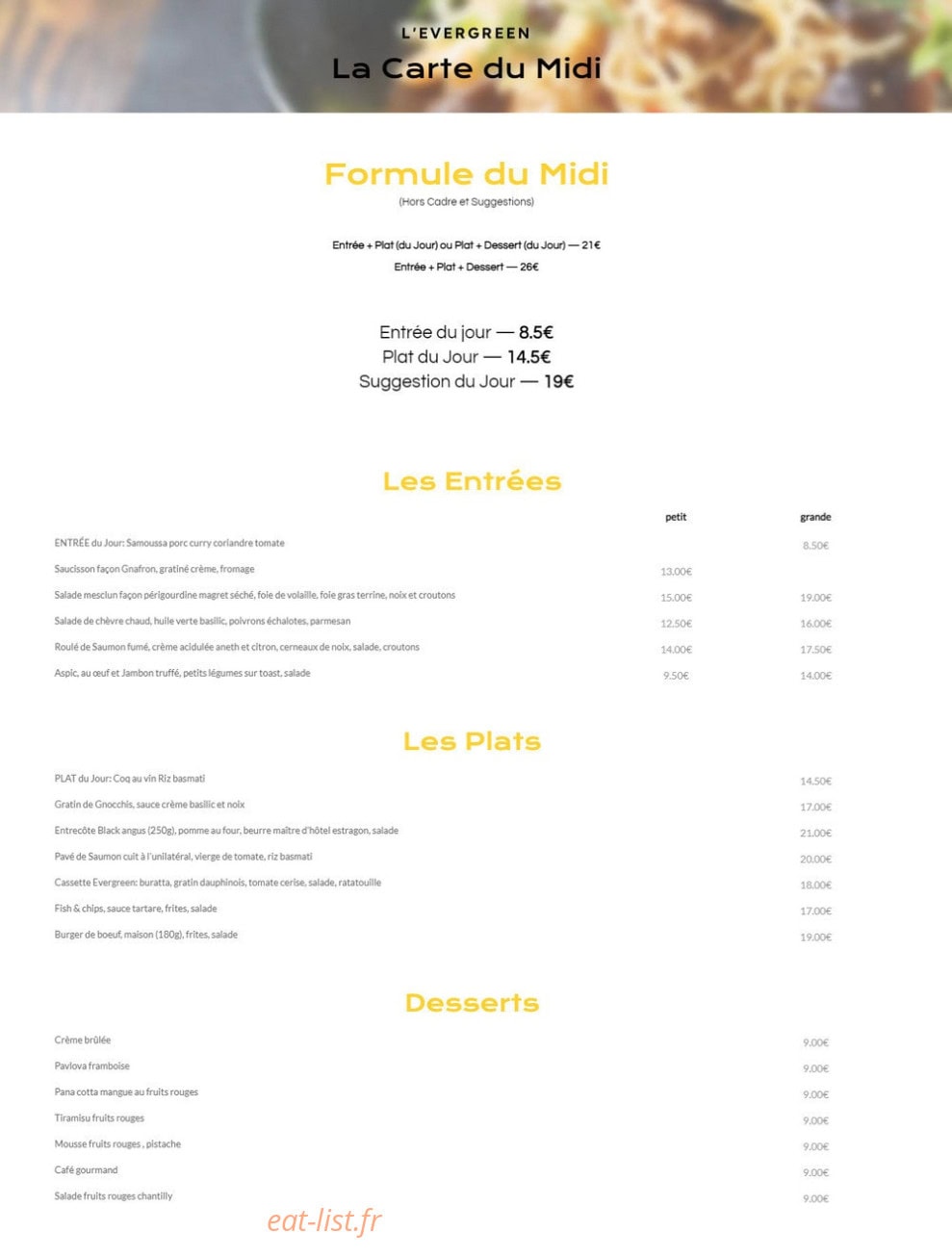 L’Evergreen — carte page 1