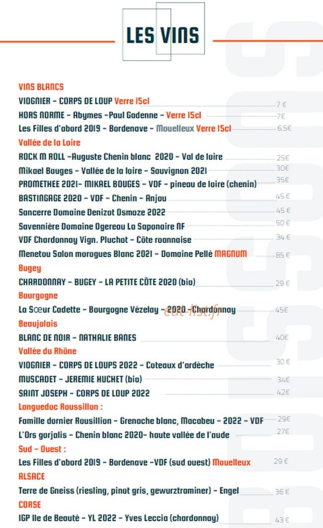 La Kave Maltée — carte page 8