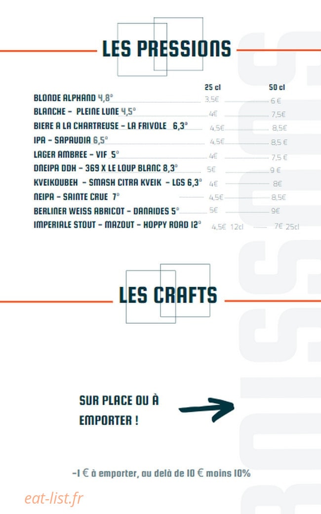 La Kave Maltée — carte page 2