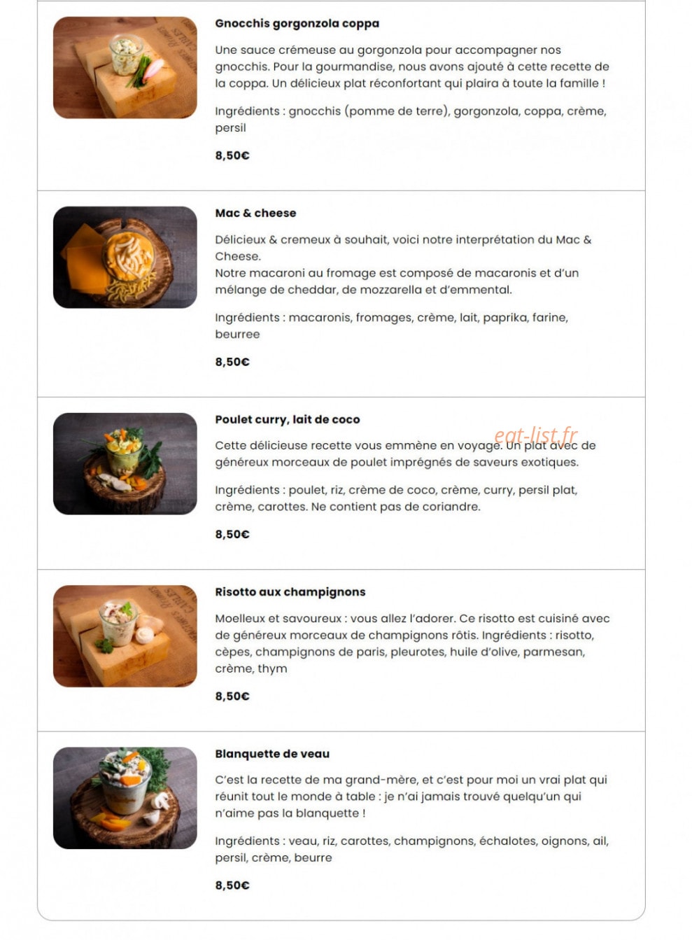 La petite ferme — carte page 2