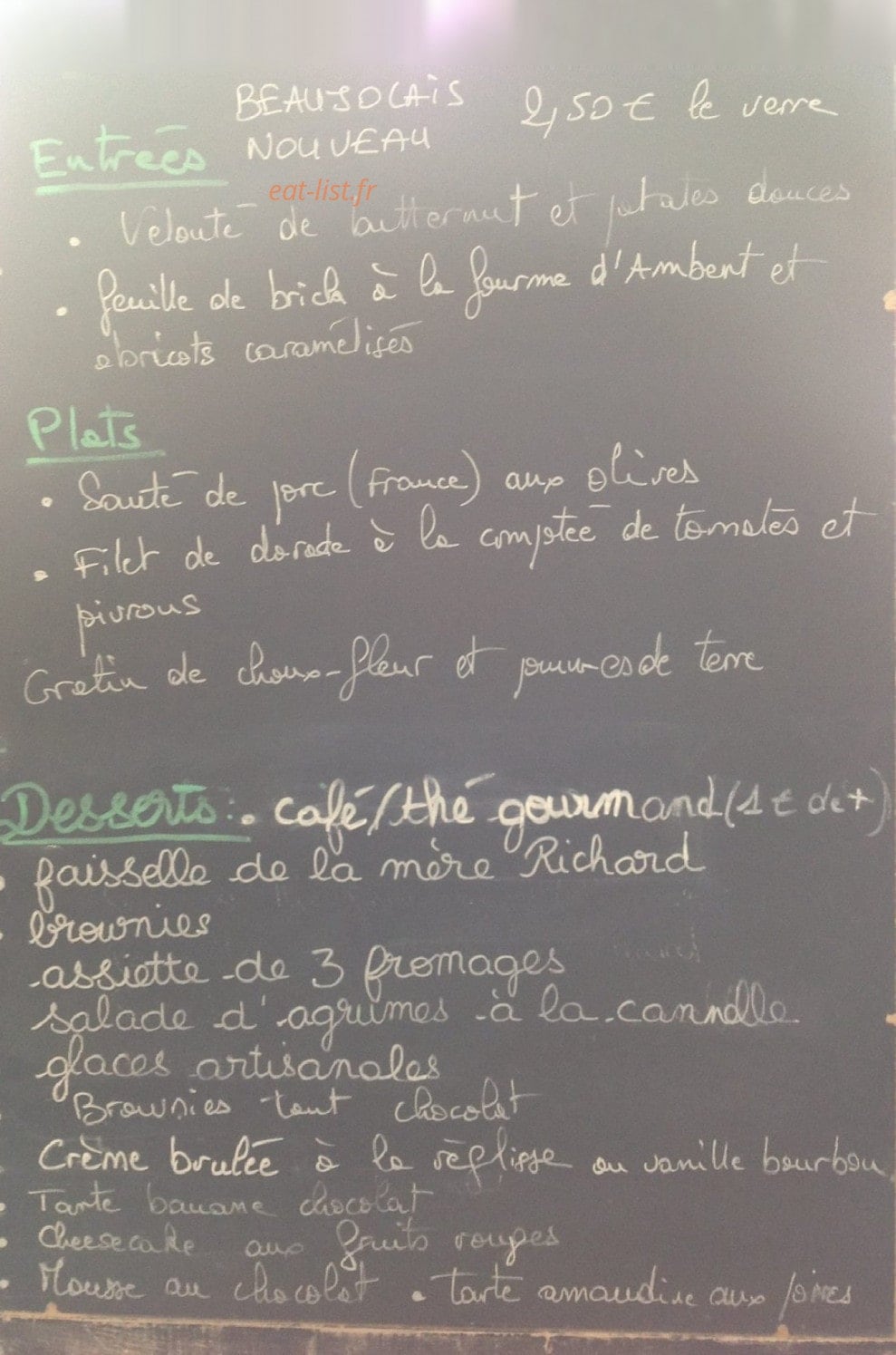 Label Epicerie — carte page 1
