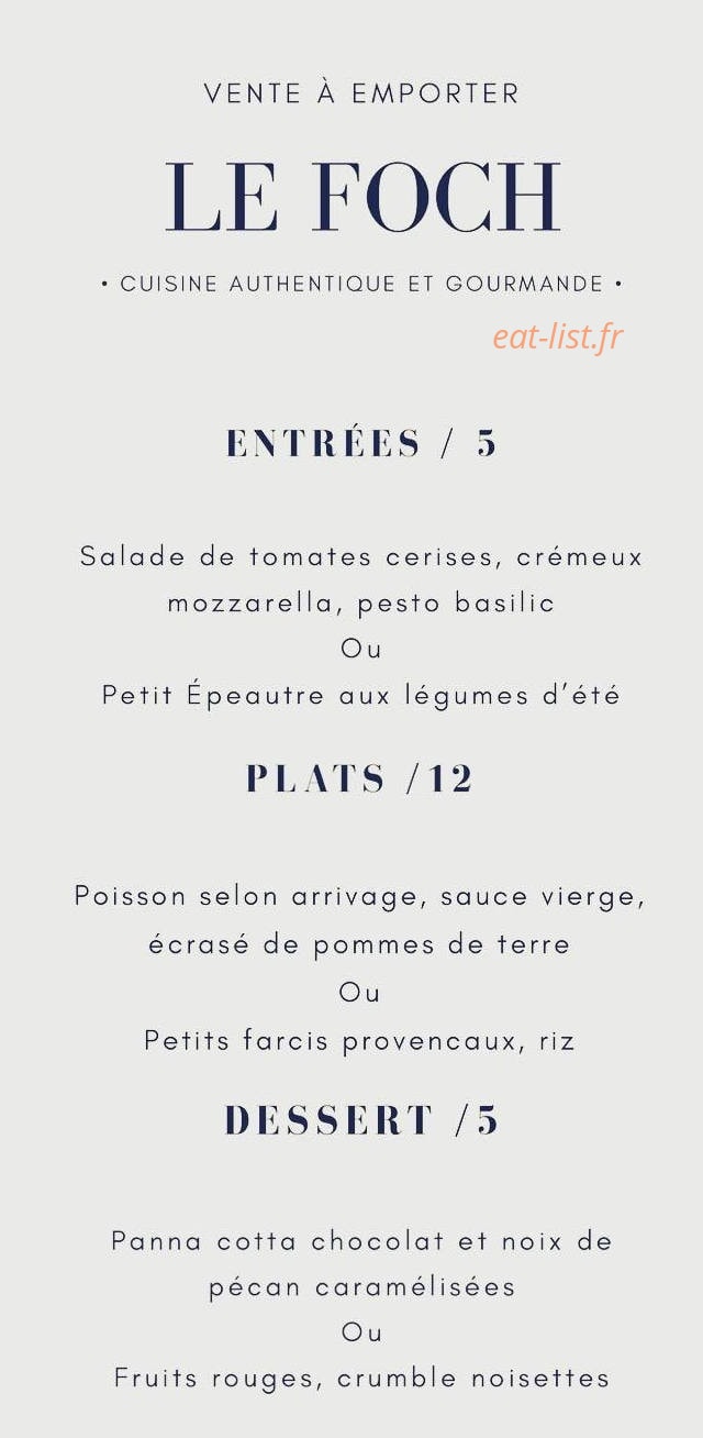 Le Foch — carte page 1