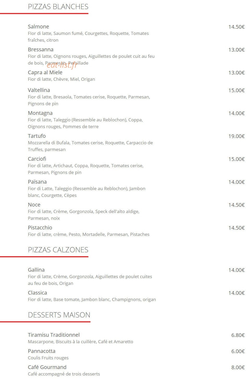 Le Napolitain — carte page 7