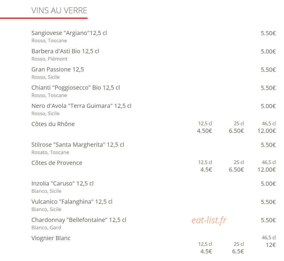Le Napolitain — carte page 3