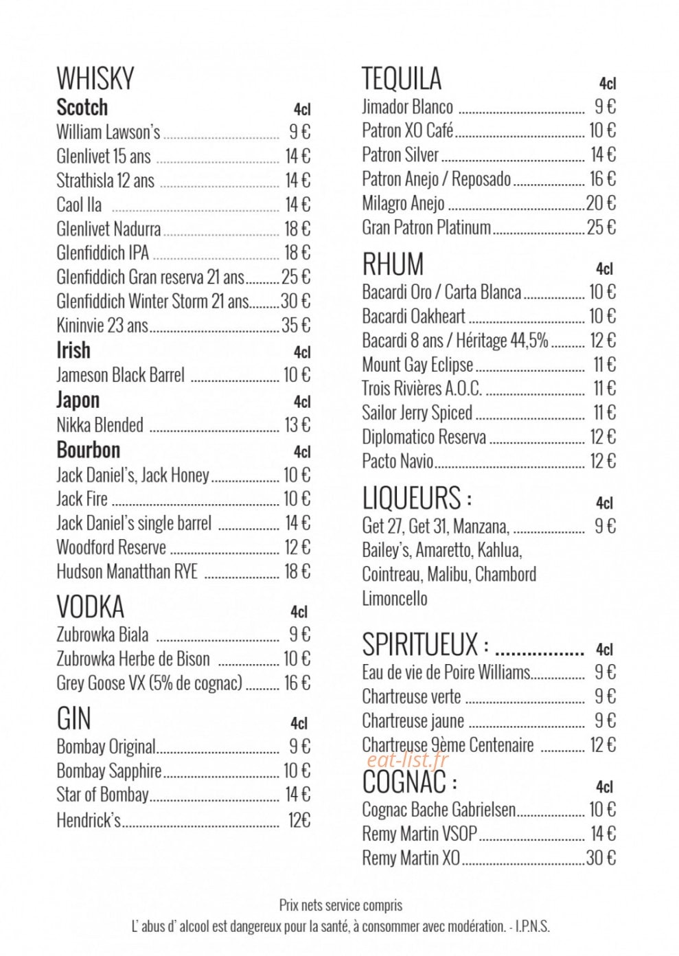 Le Plan B — carte page 3