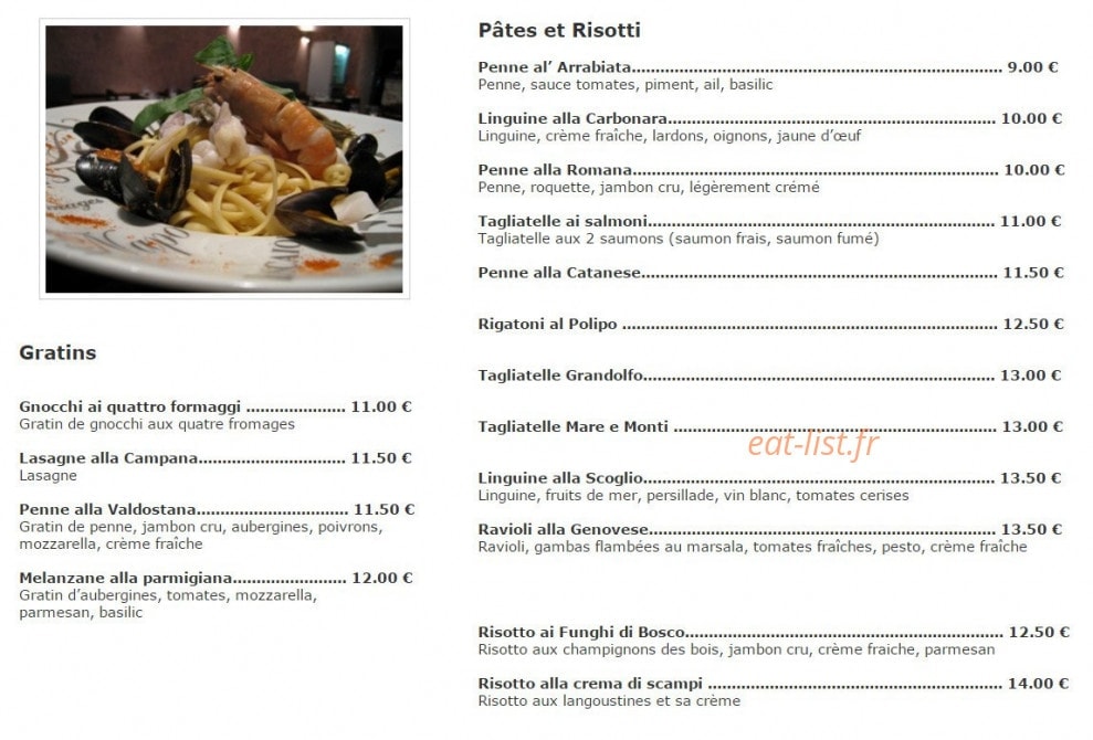Le Pompéi — carte page 2