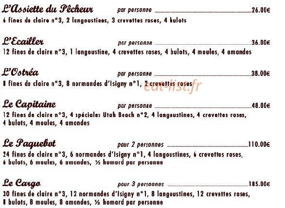 Le Rive Gauche — carte page 3