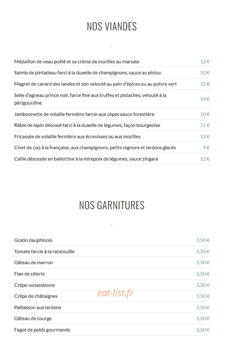 Le Séraphin — carte page 2