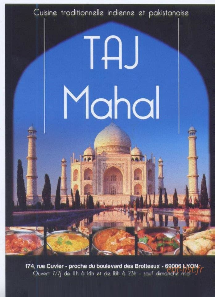 Le Taj Mahal — carte page 1