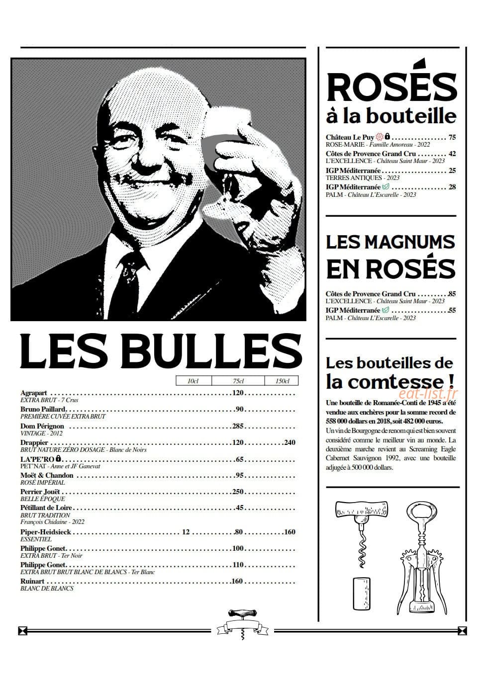 Les Saints Potins — carte page 7
