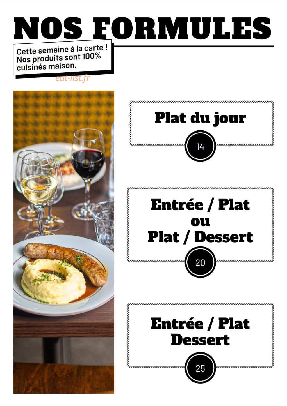 Les Saints Potins — carte page 1