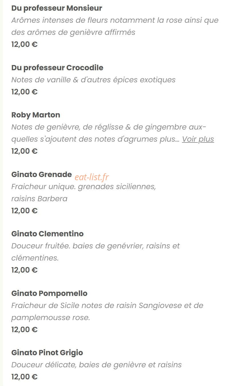 Mima ristorante — carte page 23