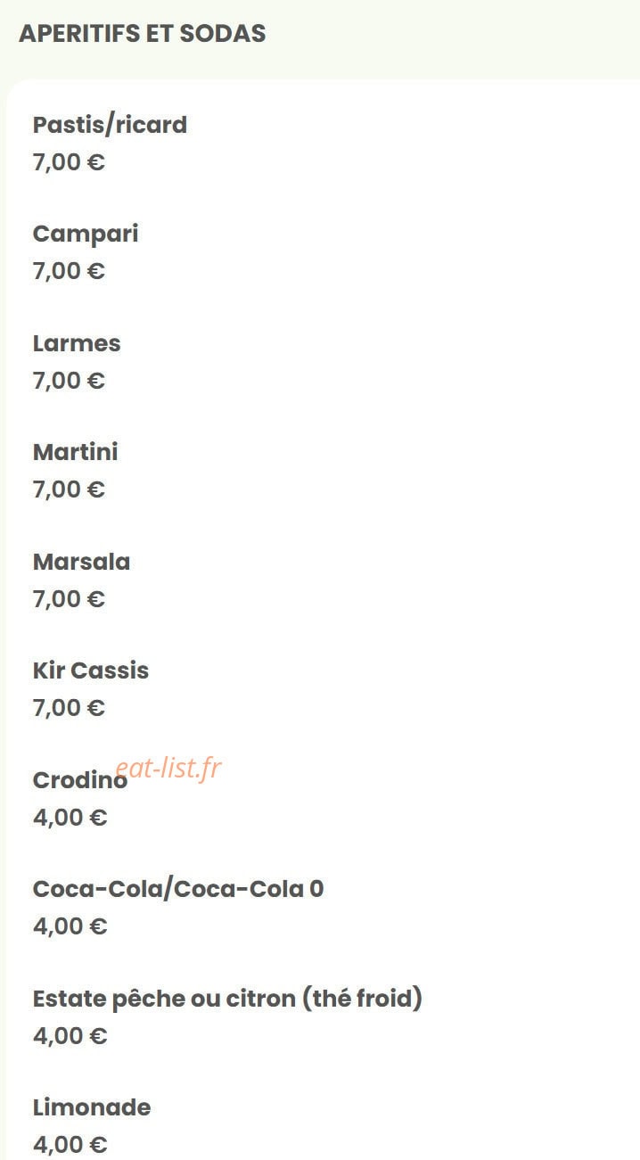 Mima ristorante — carte page 19