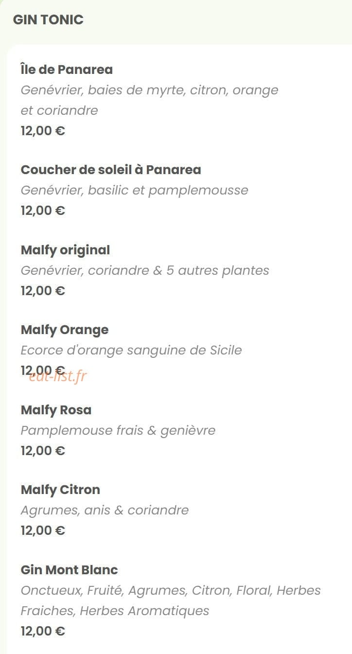 Mima ristorante — carte page 22