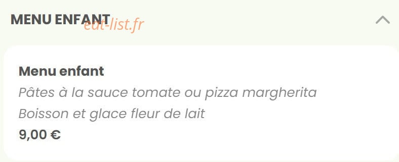 Mima ristorante — carte page 16
