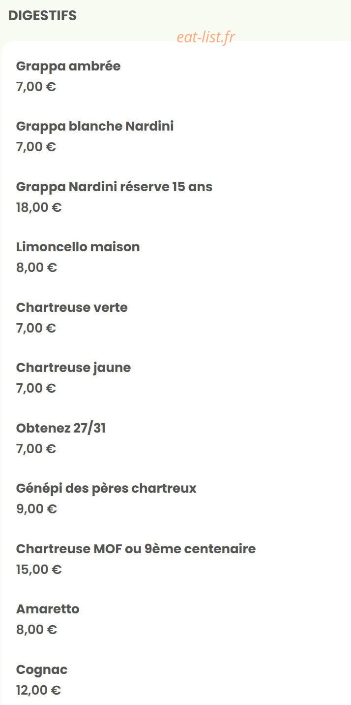 Mima ristorante — carte page 27