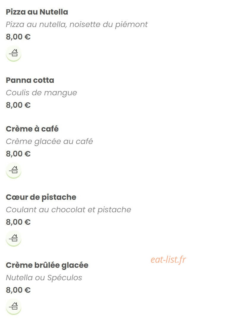 Mima ristorante — carte page 15