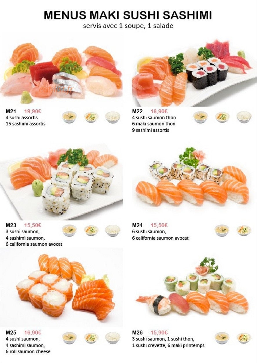 Miwa Sushi — carte page 6