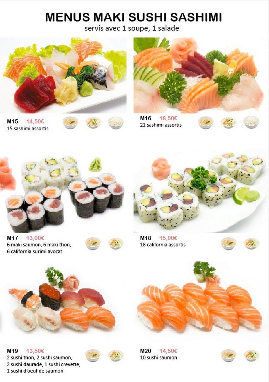 Miwa Sushi — carte page 5