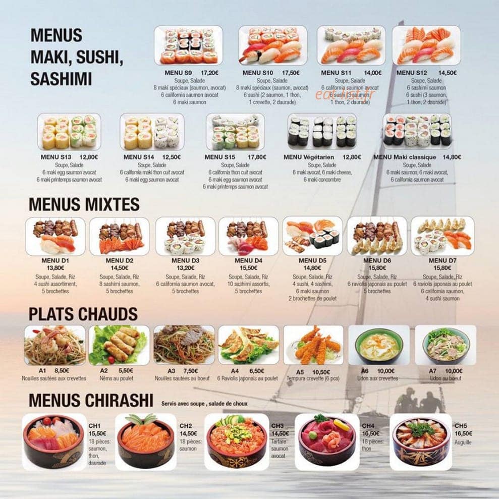 Oksushi — carte page 4