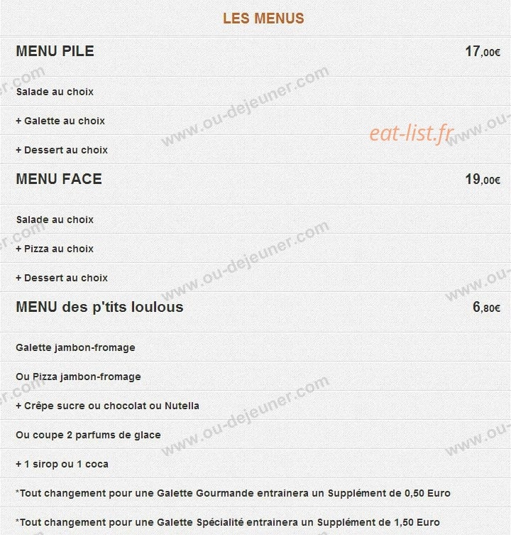 Pile ou Face — carte page 8