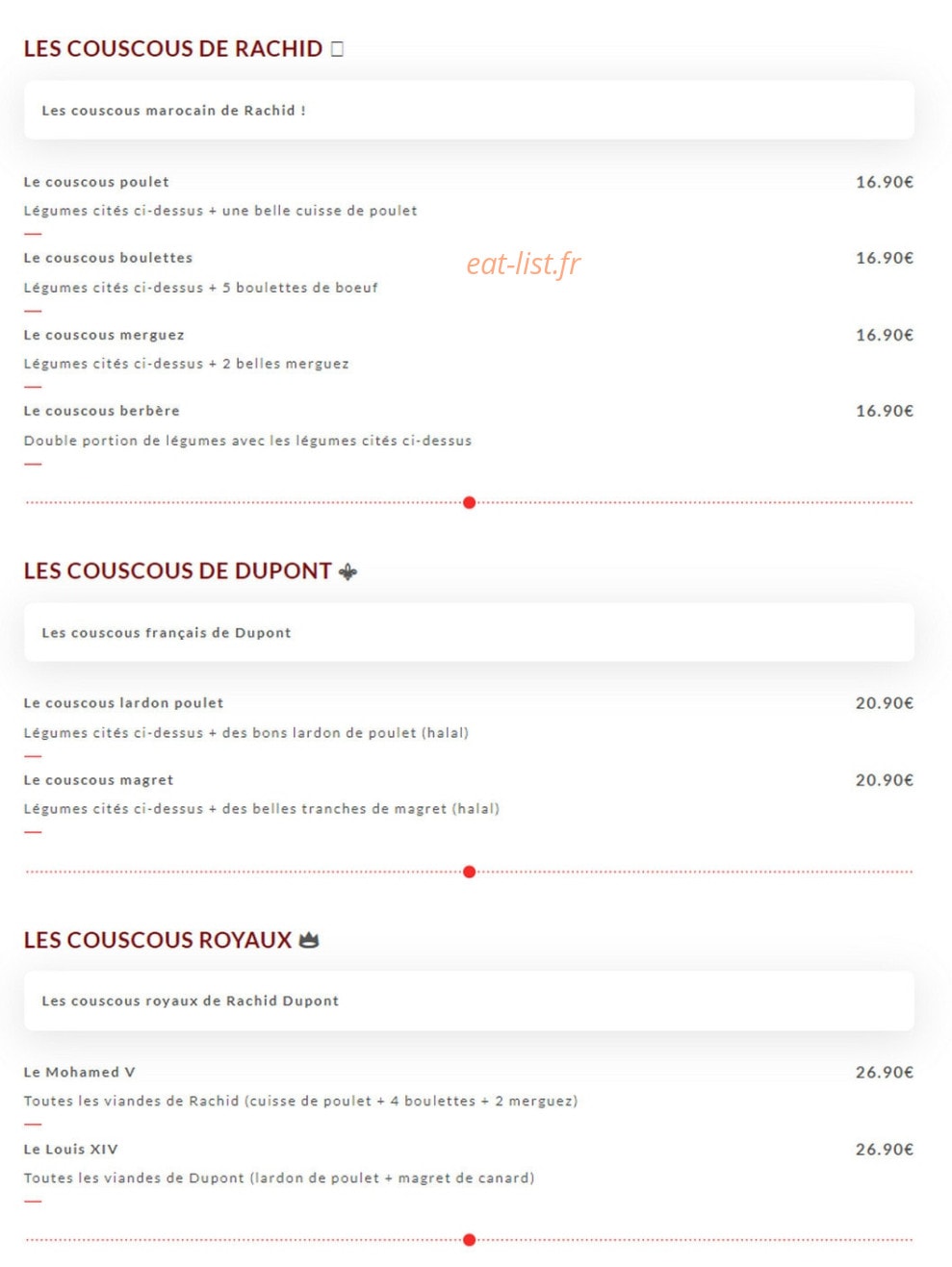 Rachid Dupont — carte page 1
