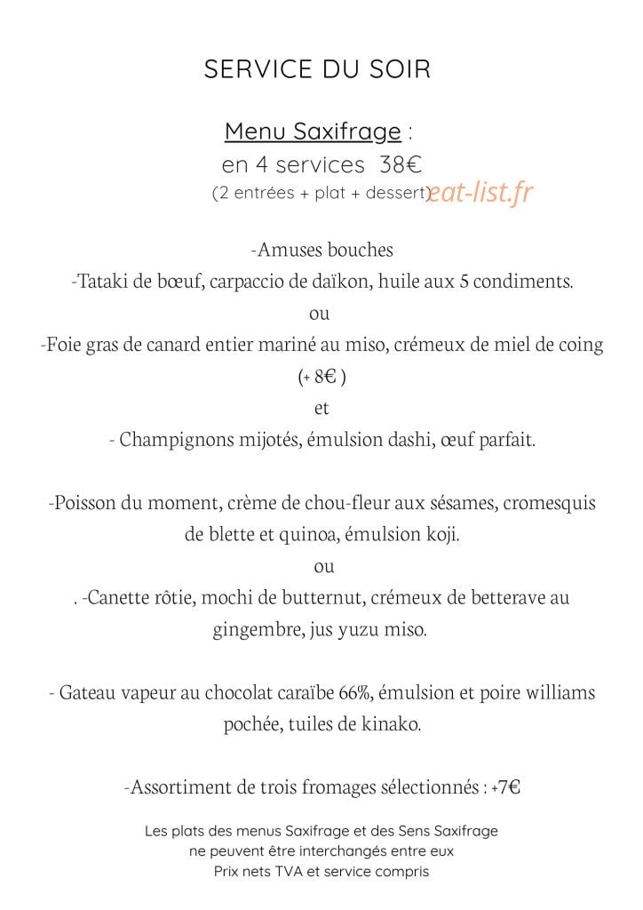 Saxifrage — carte page 2