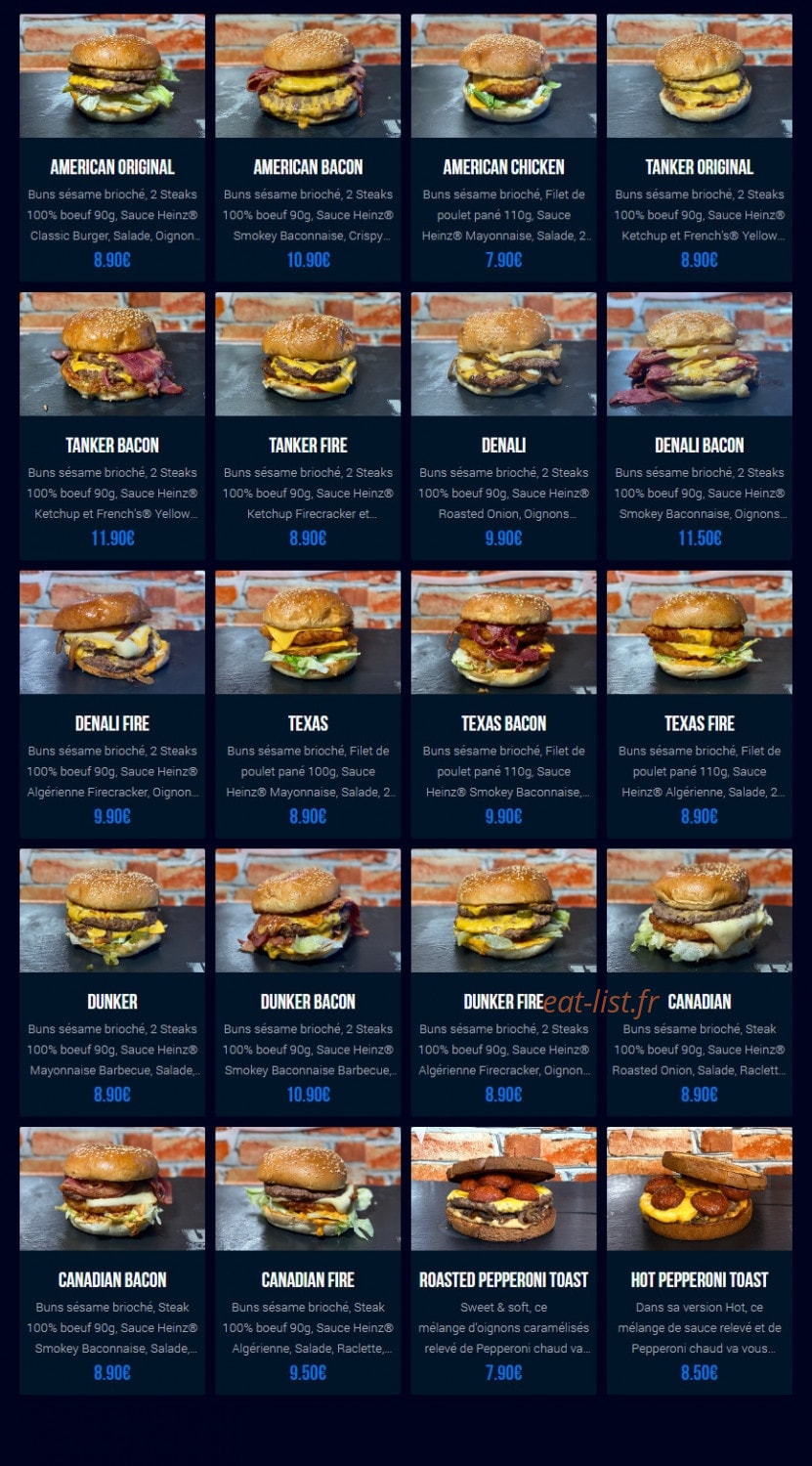 U's Canteen — carte page 2