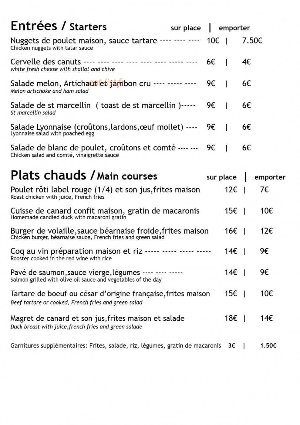 Un Coq A Lyon — carte page 1