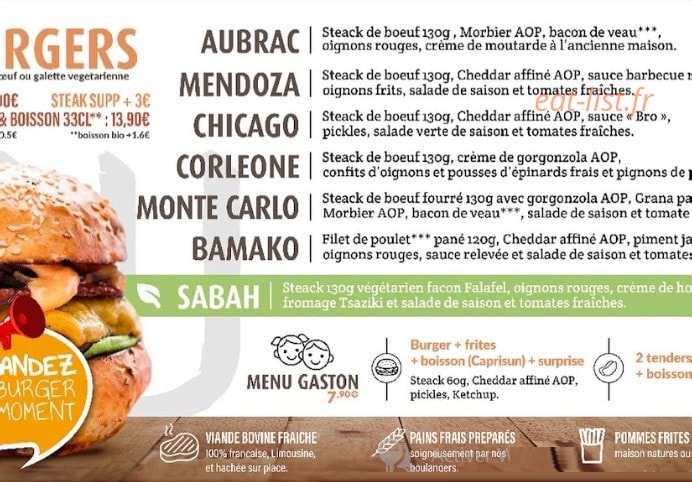 Warlis & Bro — carte page 2