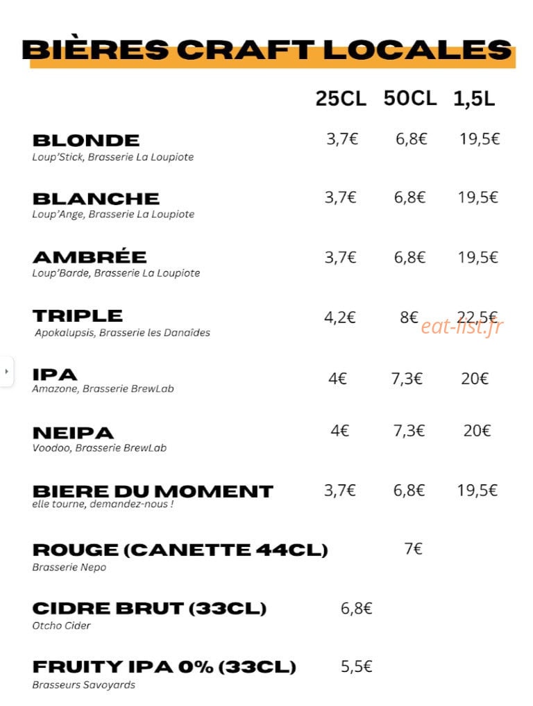 Bar le Semple — carte page 6