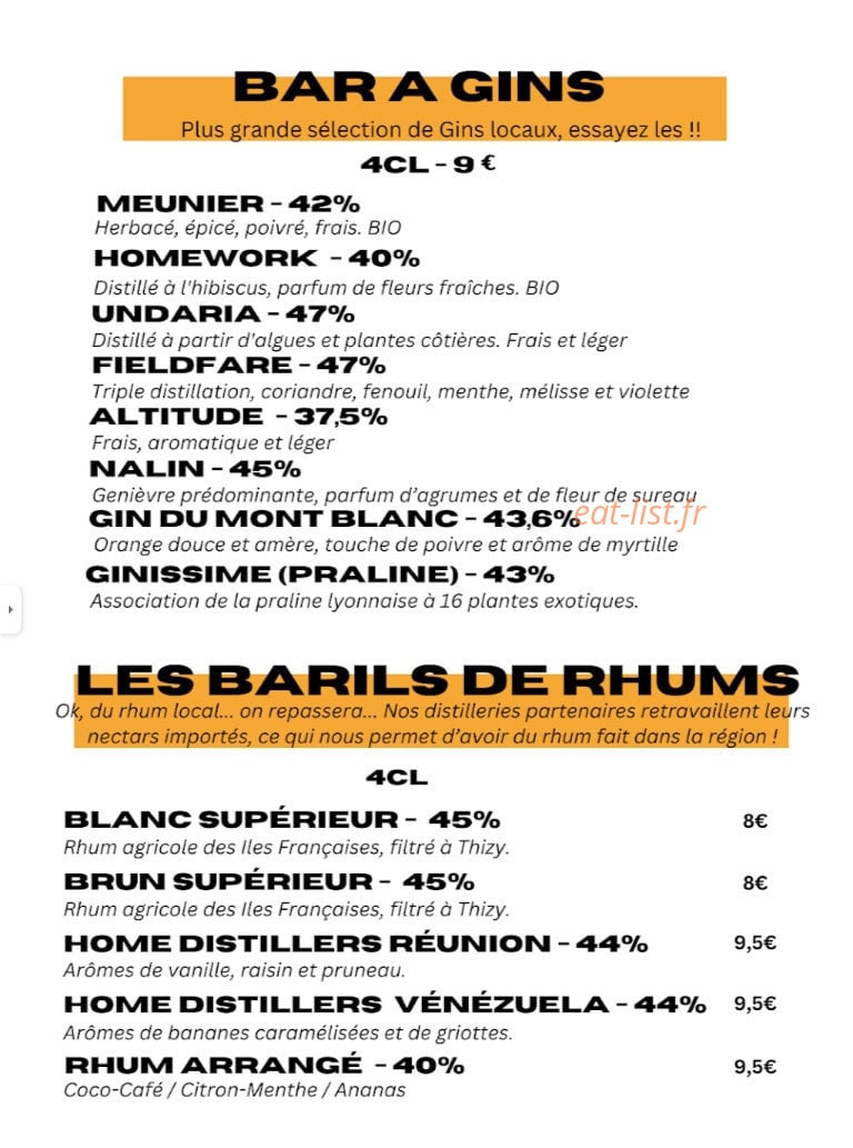 Bar le Semple — carte page 3