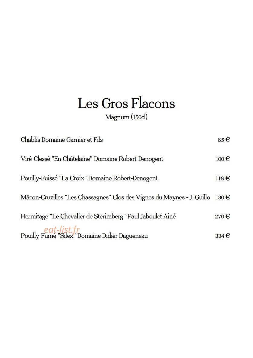Bistrot du Potager — carte page 7
