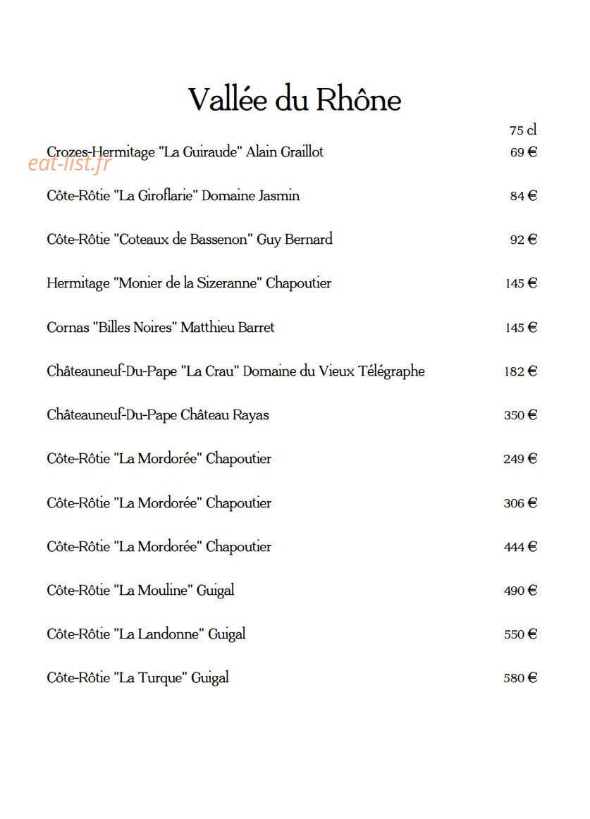Bistrot du Potager — carte page 11