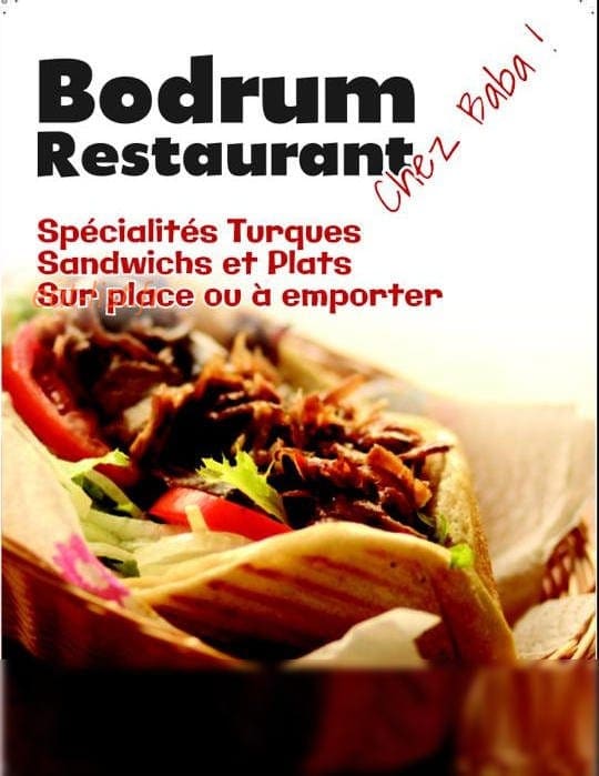 Bodrum chez baba — carte page 1