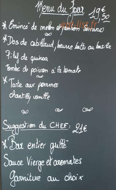 Brasserie du Lou Rugby — carte page 1