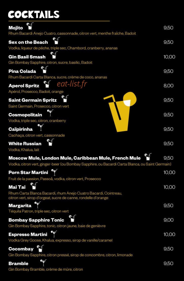 Brasserie Jaures — carte page 5