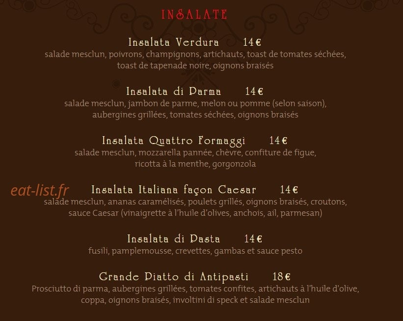 Casa Flavio — carte page 5