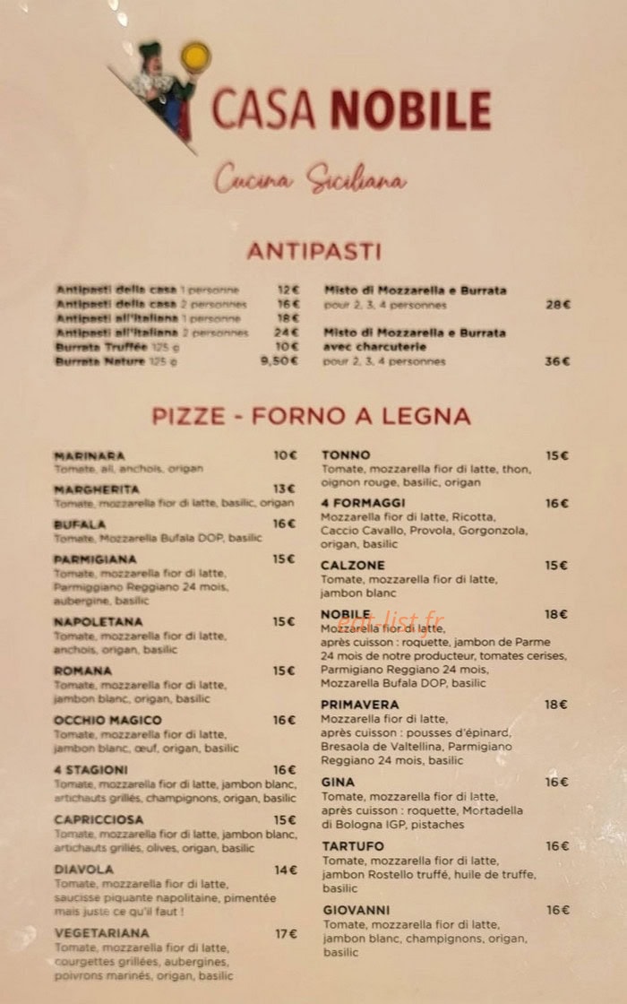 Casa Nobile Gerland — carte page 1