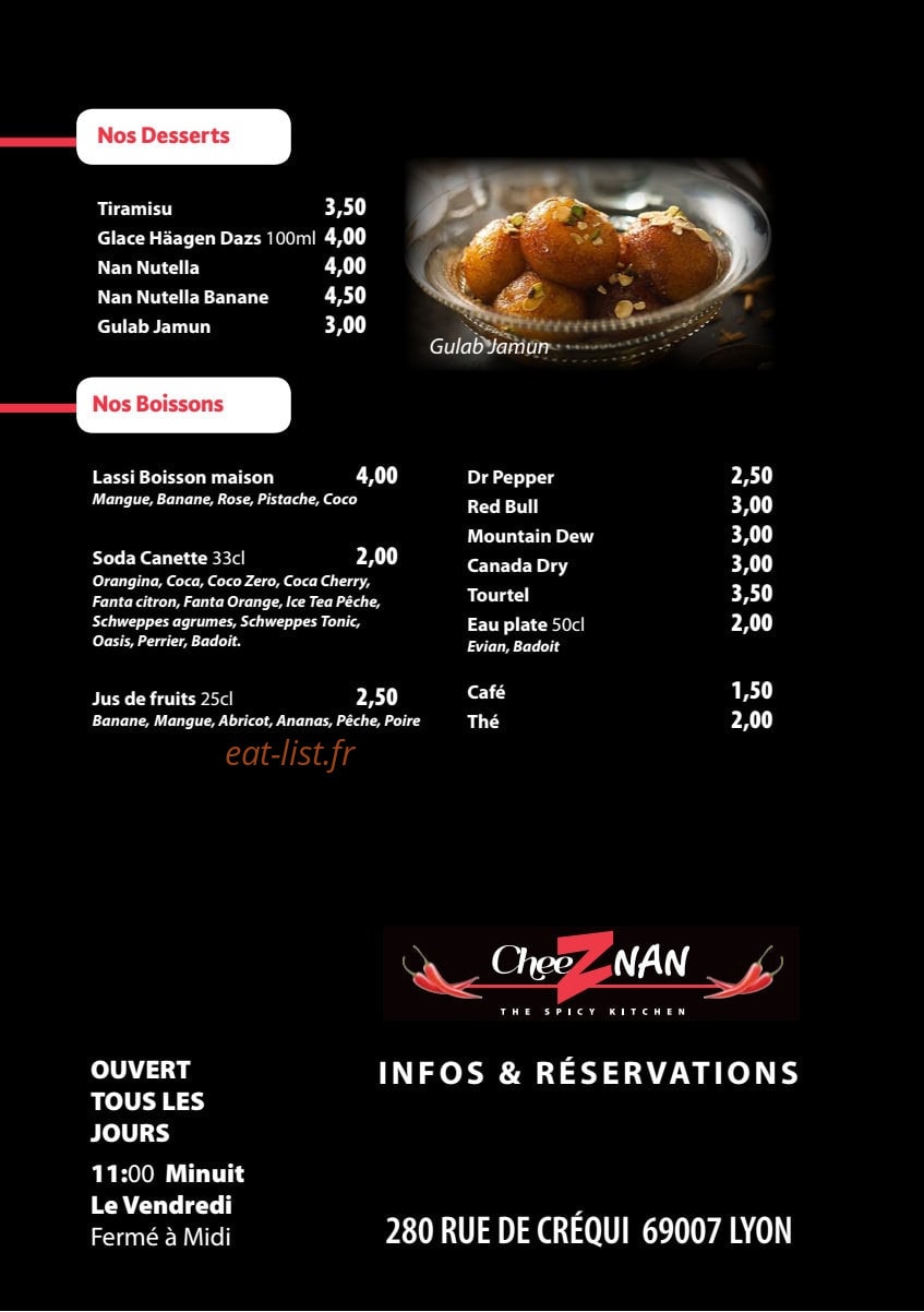 Cheeznan — carte page 4