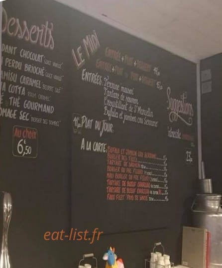 Club Les Plaisirs Gourmands — carte page 1