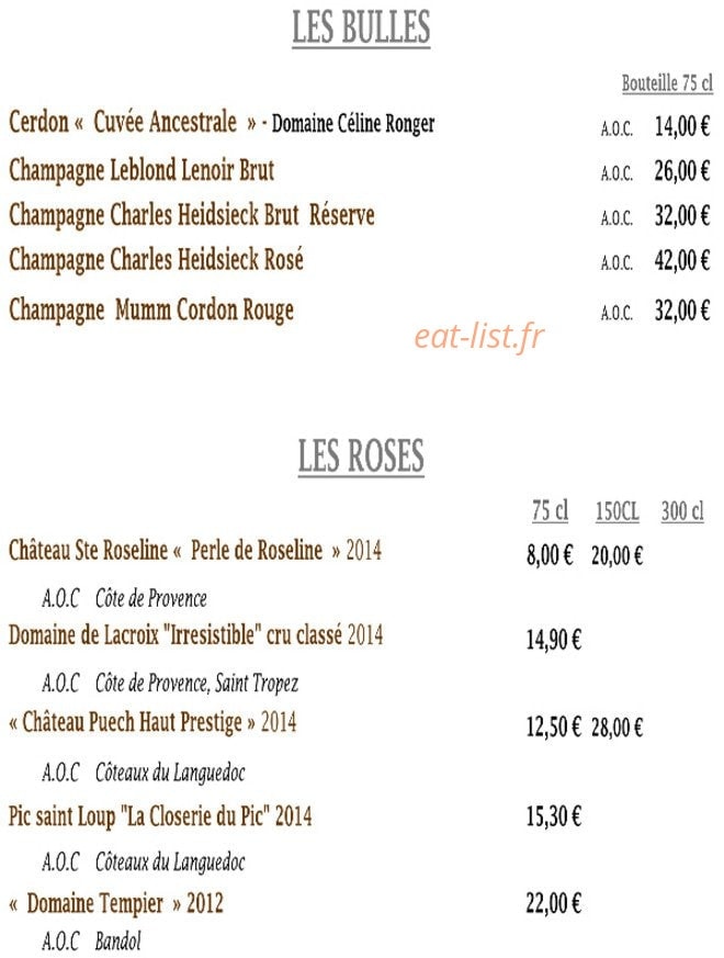 Comptoir 113 — carte page 5