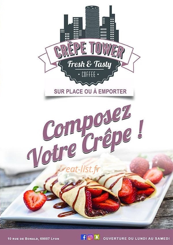 Crepe Tower — carte page 1