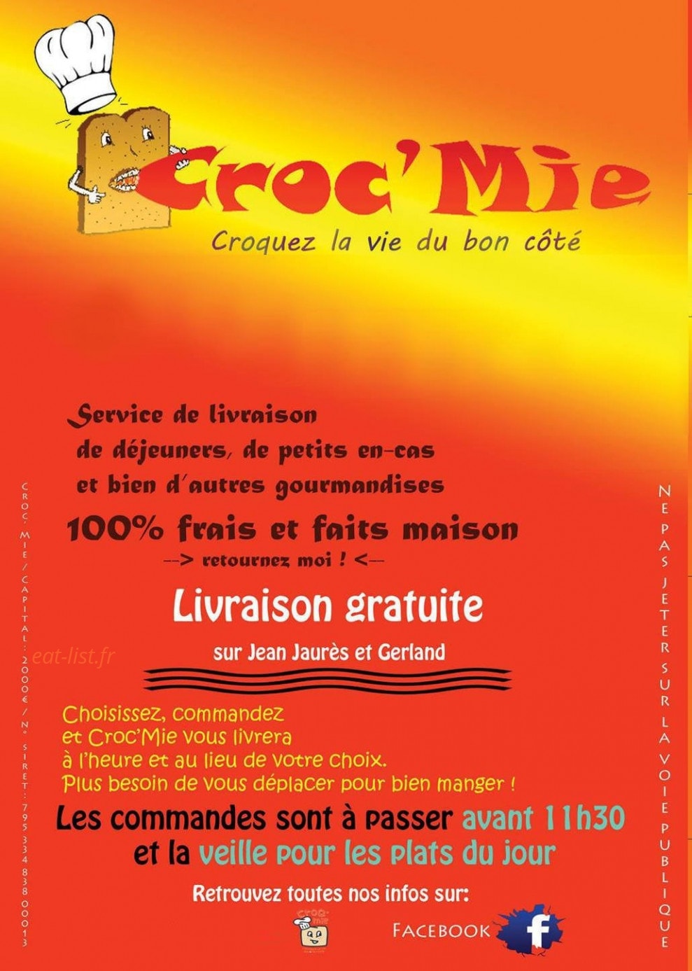 Croc'mie — carte page 1
