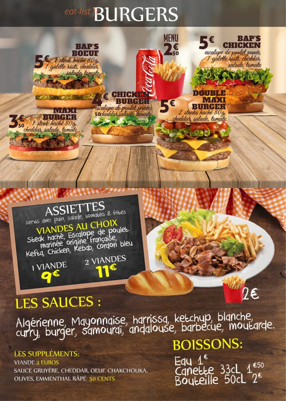 Croqu'Sandwich — carte page 2