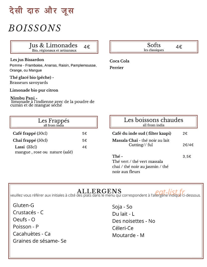 Deb's — carte page 4
