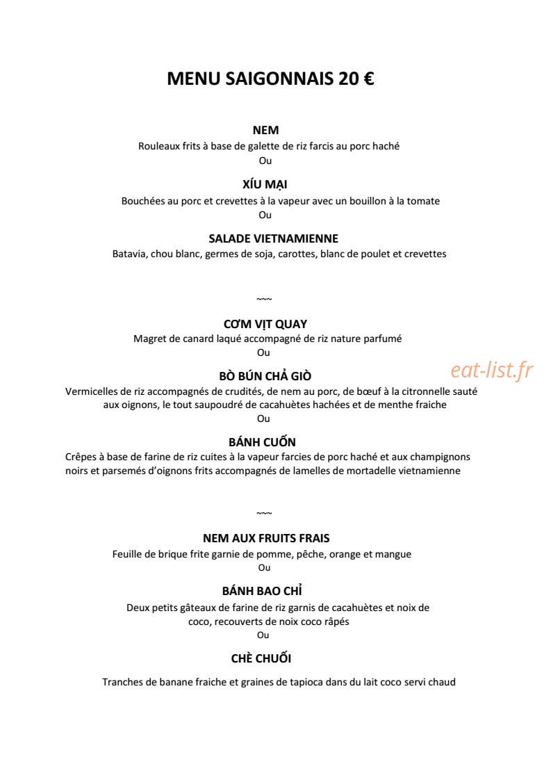 Etoile d'Asie — carte page 3